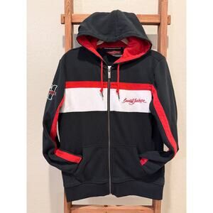 Barrett Jackston Women's Colorblock Full Zip Hoodiie- Hoodie- size Medium